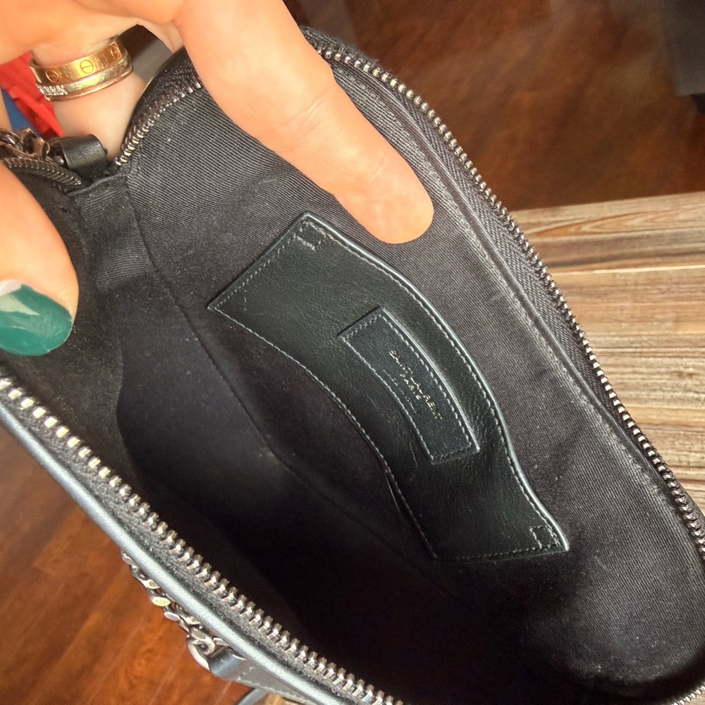 AUTHENTIC YSL Unique and Rare Saint Laurent Black Heart Crossbody - Picture 10 of 11